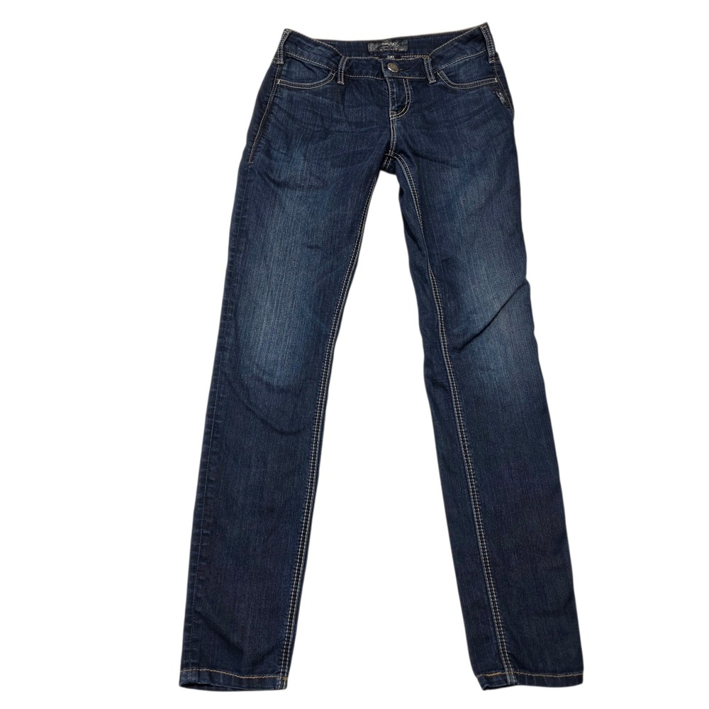 Silver Jeans Co Suki Jegging Women 27 Dark Blue Denim Stretch Slim Fit